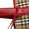 Burberry Haymarket Check Canvas Handbag Secondhand