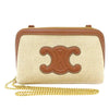 Secondhand Céline Triomphe Beige Canvas Bag