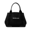 Balenciaga Canvas Navy Cabas Tote S Secondhand