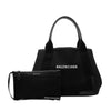 Balenciaga Canvas Navy Cabas Tote S Secondhand