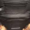 Fendi Mini Zucca Shearling Chain Baguette Satchel Secondhand