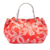 Chanel CC Quilted Cotton Coral Print Chain Tote Secondhand