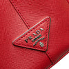 Prada Small Bicolor Saffiano Lux Galleria Double Zip Satchel Secondhand