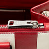 Prada Small Bicolor Saffiano Lux Galleria Double Zip Satchel Secondhand