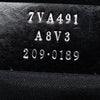 Fendi Studded Leather Trimmed Zucca Coated Canvas Clutch Secondhand