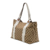 Gucci Medium GG Canvas Bamboo Libeccio Tote Secondhand
