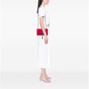 Secondhand Saint Laurent Medium Croc Embossed Leather Kate Tassel Crossbody
