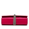 Secondhand Saint Laurent Medium Croc Embossed Leather Kate Tassel Crossbody