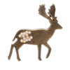 Secondhand Chanel CC Gold Plated Faux Pearl Deer Brooch