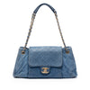Chanel Medium Quilted Iridescent Calfskin Chic Quilt Accordion Flap Secondhand