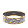 Hermès Wide Mermaids Enamel Bangle 62 Secondhand