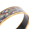 Hermès Wide Mermaids Enamel Bangle 62 Secondhand
