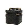 Chanel Small Quilted Calfskin Chain Bar Vanity Case with Chain Secondhand