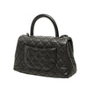 Chanel Mini Quilted Caviar Coco Top Handle Bag Secondhand