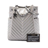 Chanel Small Chevron Iridescent Calfskin Urban Spirit Bucket Bag Secondhand
