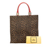 Fendi Leopard Print Canvas Tote Secondhand