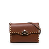 Valentino Medium Pebbled Calfskin Rockstud Flip Lock Crossbody Secondhand