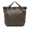 Bottega Veneta Intrecciato Trimmed Nappa Satchel Secondhand