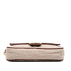 Fendi Zucca Embroidered Canvas Baguette Satchel Secondhand
