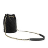 Chanel Quilted Velvet Crystal Pearl Crush Bucket Bag Secondhand