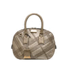 Secondhand Burberry Embossed Leather Orchard Handle Bag