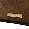 Chanel Quilted Suede Flap Crossbody Secondhand