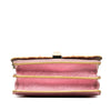 Fendi Small Metallic Scalloped Leather Studded Pearl Kan I Crossbody Secondhand