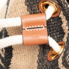 Secondhand Celine Small Triomphe Raffia Drawstring Bucket Bag