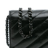 Chanel Chevron Aged Calfskin Gabrielle Wallet On Chain Secondhand