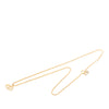 Dior Gold Plated CD Logo Pendant Necklace Secondhand
