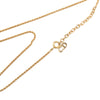 Dior Gold Plated CD Logo Pendant Necklace Secondhand