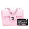 Chanel Mini Square Classic Jersey Single Flap Secondhand