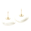 Chanel CC Gold Plated Faux Pearl and Rhinestone Heart Earrings Secondhand