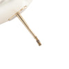 Chanel CC Gold Plated Faux Pearl and Rhinestone Heart Earrings Secondhand