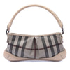 Secondhand Burberry Smoke Check Coated Canvas Shoulder Bag