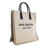 Saint Laurent Mixed Fibers Rive Gauche North South Tote Secondhand