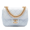 Chanel Mini Square Grained Calfskin Chain Flap Secondhand