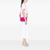 Valentino La Petit Leather Trimmed Toile Deuxieme Iconographe Satchel Secondhand