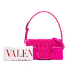 Valentino La Petit Leather Trimmed Toile Deuxieme Iconographe Satchel Secondhand