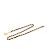Chanel Gold Plated Leather Woven Medallion Chain Belt Secondhand