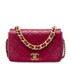Chanel Small Quilted Shiny Lambskin Fashion Therapy Flap Secondhand