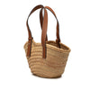 LOEWE Small Raffia Anagram Basket Tote Secondhand