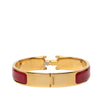Hermès Narrow Enamel Clic H Bracelet PM Secondhand