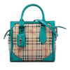 Burberry Small Haymarket Check Coated Canvas Honeywood Tote Secondhand
