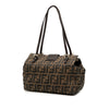 Fendi Zucca Canvas Bento Box Shoulder Bag Secondhand
