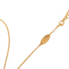 Secondhand Louis Vuitton Gold Plated Essential V Necklace