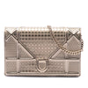 Dior Metallic Patent Microcannage Diorama Wallet on Chain Secondhand