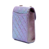 Chanel CC Quilted Iridescent Lambskin Phone Holder with Chain Secondhand