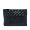 Secondhand Chanel Medium Quilted Lambskin O Case Clutch