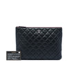 Chanel Medium Quilted Lambskin O Case Clutch Secondhand